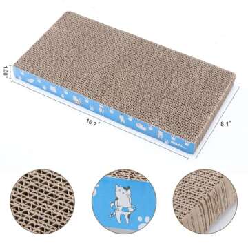 Durable & Eco-Friendly Cat Scratch Pad for Happy Cats