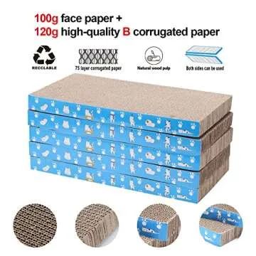 Durable & Eco-Friendly Cat Scratch Pad for Happy Cats