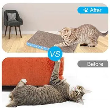 Durable & Eco-Friendly Cat Scratch Pad for Happy Cats