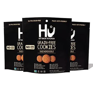 Hu No Added Sugar Snickerdoodle Cookies | 3 Pack | Gluten Free, Grain Free, Keto, Dairy Free & No Ad...