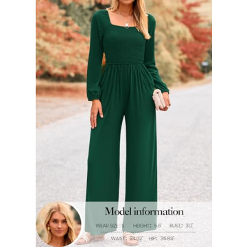 Stylish KIRUNDO Women's Jumpsuits for Fall Fashion