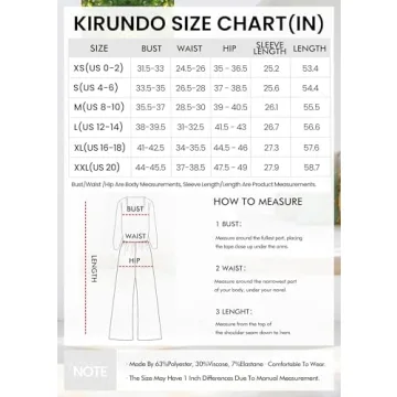 Stylish KIRUNDO Women's Jumpsuits for Fall Fashion
