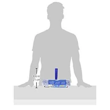 Ettore Complete Window Cleaner 2 in 1 Combo Tool: 10-inch Squeegee and Washer