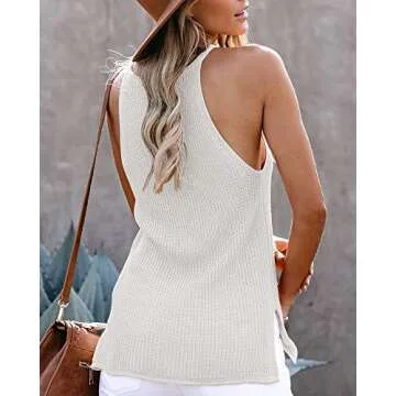 Stylish Nulibenna Women's Knit Halter Tank Tops