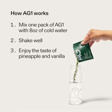 Athletic Greens Ultimate Daily All In 1 Greens Supplement Complete Greens Powder Drink Daily Probiotic Multivitamin Antioxidant Vegan Non GMO GlutenFree 30 Day Travel Packs