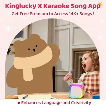 Kinglucky Mini Karaoke Machine for Kids and Adults