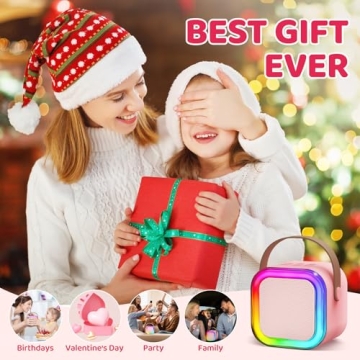 Kinglucky Mini Karaoke Machine for Kids and Adults