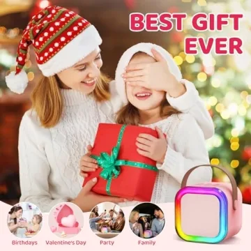Kinglucky Mini Karaoke Machine for Kids and Adults