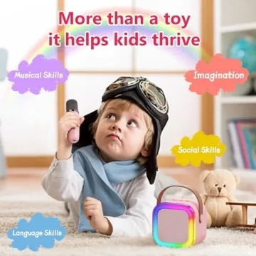 Kinglucky Mini Karaoke Machine for Kids and Adults