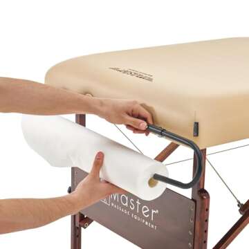 Master Massage Non-Woven Massage Table Roll - Professional Hygiene