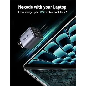 UGREEN 45W USB C Charger, Nexode 2 Port GaN Foldable PPS Wall Charger Block Support Samsung Super Fast Charging 2.0 for Galaxy S24 Ultra/Note 20, iPhone 16/15/14, iPad, MacBook, Steam Deck (Black)