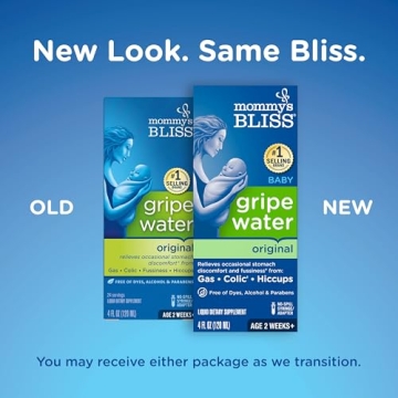 Mommy's Bliss Gripe Water Original for Infant Gas Relief, 4 Fl Oz
