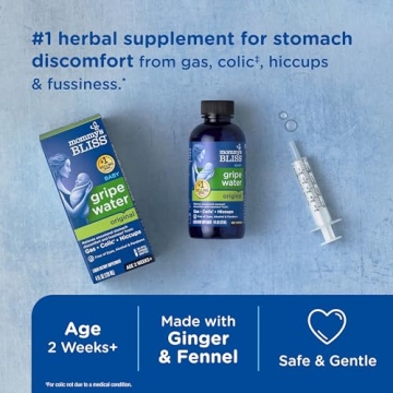 Mommy's Bliss Gripe Water Original for Infant Gas Relief, 4 Fl Oz