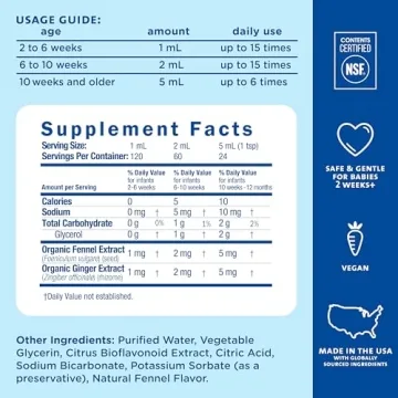 Mommy's Bliss Gripe Water Original for Infant Gas Relief, 4 Fl Oz