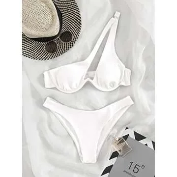 Stylish Lilosy Underwire Cutout Bikini Set for Women