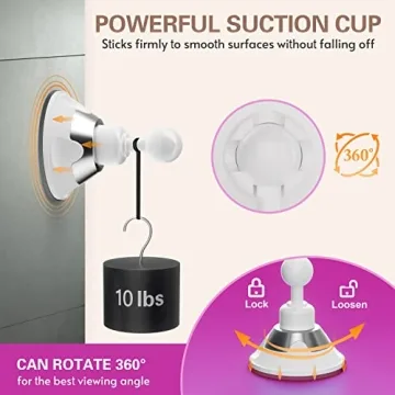 Venigo Upgraded 10x Magnifying Makeup Mirror with Lights