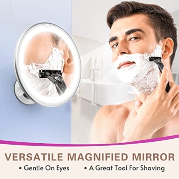 Venigo Upgraded 10x Magnifying Makeup Mirror with Lights