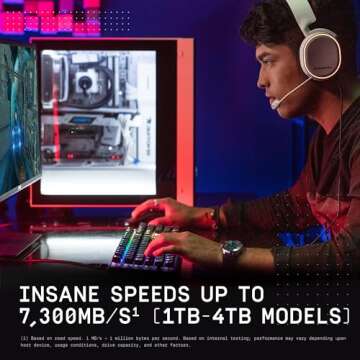 WD_BLACK 2TB SN850X NVMe Internal Gaming SSD Solid State Drive with Heatsink - Works with Playstatio...