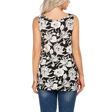 Mofavor Women's Floral Print T Shirt - Stylish & Comfortable