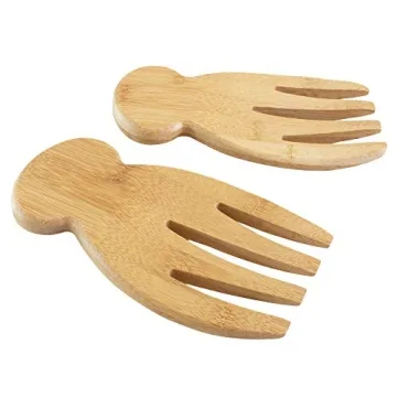 Stylish Totally Bamboo Salad Hands for Effortless Serving