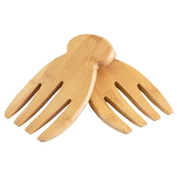 Stylish Totally Bamboo Salad Hands for Effortless Serving
