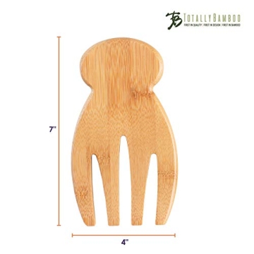 Stylish Totally Bamboo Salad Hands for Effortless Serving