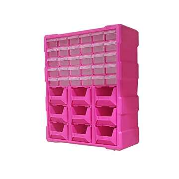 Original Pink Box 39-Drawer Organizer for Small Parts