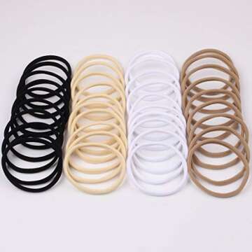 Soft Elastic Nylon Baby Headbands - 40 Pack for DIY