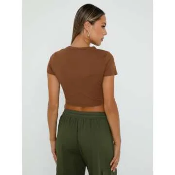 Cute Summer Crop Tops for Women – WYNNQUE Trendy Tees