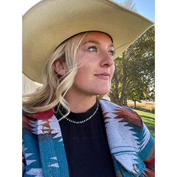 Navajo Pearl Necklace - Handmade Boho Style