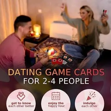 Fun Games for Couples with 300 Cards Include Conversations, Challenge & More, Perfect for Date Night Ideas.Exciting Truth or Dare Game for Couples - Fun and Romantic Card Game.17+