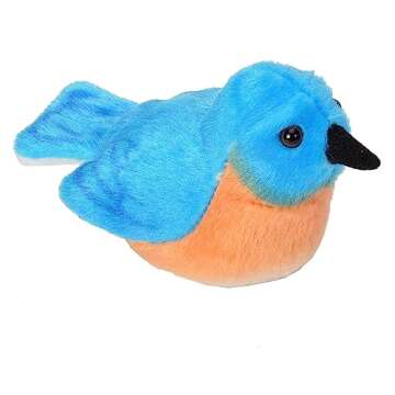 Experience Nature with the Wild Republic Audubon Eastern Bluebird Plush Toy
