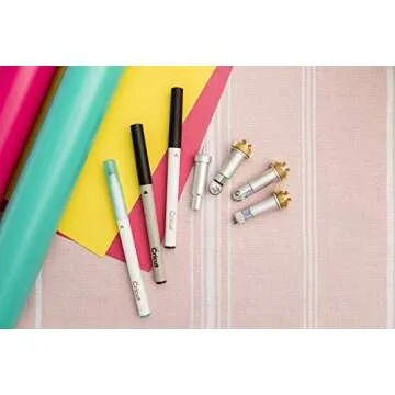 Cricut Washable Fabric Pen - Blue - 5 Pack - Perfect for Sewing and Embroidery
