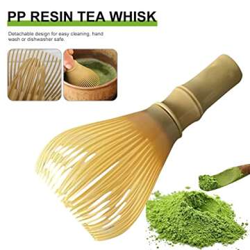 Resin Matcha Whisk Chasen Brush Tools for Matcha Green Tea Powder Reusable Powder Whisk Prepare Japa...