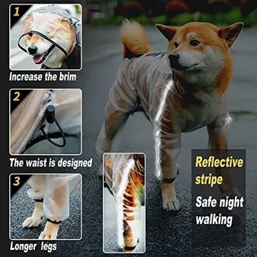 SlappyShirts Waterproof Jacket for Dogs - XL Size Option