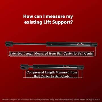 Lift Supports Depot Qty (2) Compatible With Acura TL 2009 To 2014 Front Hood Lift Supports Shocks Struts