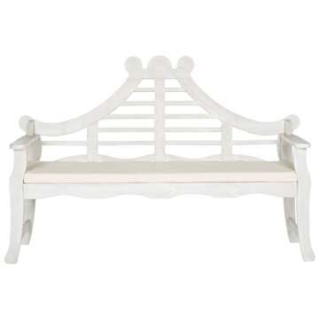 SAFAVIEH PAT6741A Outdoor Collection Azusa Bench