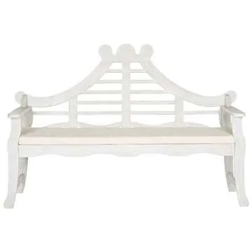 SAFAVIEH PAT6741A Outdoor Collection Azusa Bench
