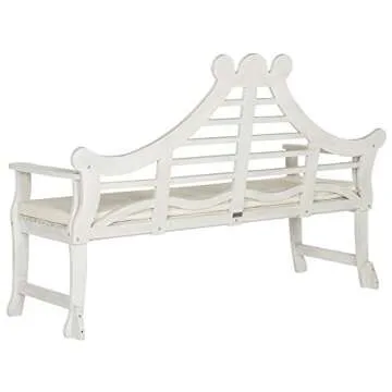 SAFAVIEH PAT6741A Outdoor Collection Azusa Bench