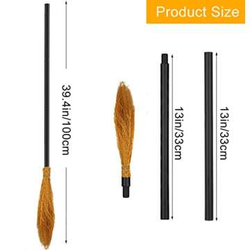 Medoore Halloween Witch Broomstick Cosplay Accessory