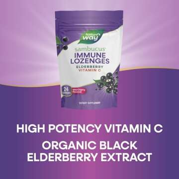Nature's Way Sambucus Immune Lozenges - High Potency C