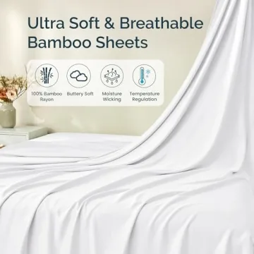 GOKOTTA King Size Bed Sheets - Soft & Cooling 6 Piece Set