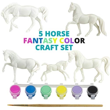 Breyer Stablemates Fantasy Horse Paint Set for Kids | 5 Piece Set
