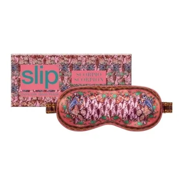 Slip Pure Silk Sleep Mask - 100% Pure 22 Momme Mulberry Silk Eye Mask - Zodiac Collection: Scorpio