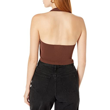 The Drop Greta Square-Neck Halter Bralette for Women