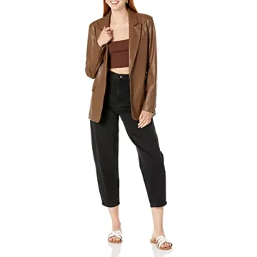 The Drop Greta Square-Neck Halter Bralette for Women