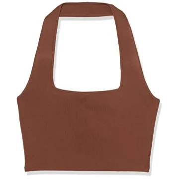 The Drop Greta Square-Neck Halter Bralette for Women