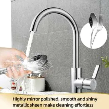 12 Pieces Spoons and Forks Set,Food Grade Stainless Steel Flatware Cutlery Set,6 Forks(6.8 inch) and 6 Spoons(6.6inch) Silverware Set for Home,Kitchen,Restaurant-Mirror Polished & Dishwasher Safe