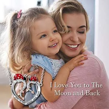 PEIMKO Ladybug Necklace – Sterling Silver Tree of Life Jewelry