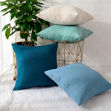 Buy MERNETTE Mustard Yellow Decorative Pillow Covers 18x18